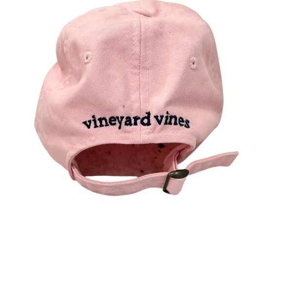 Vineyard Vines Women’s Classic Logo Baseball Hat Adjustable Flamingo Pink - Picture 3 of 5
